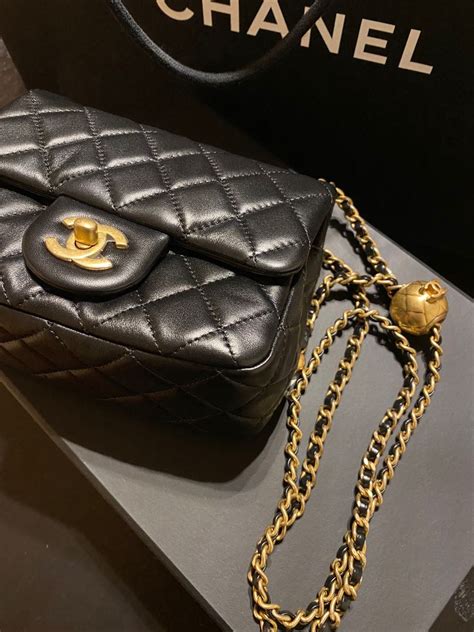 chanel golden ball|chanel 20s mini flap.